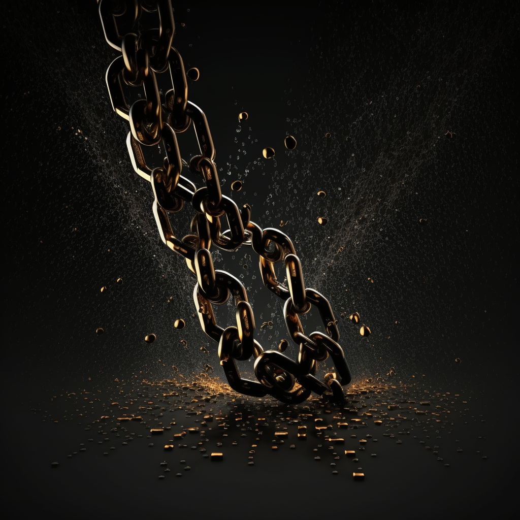 Chains representing the prompting technique chain of thought (CoT)